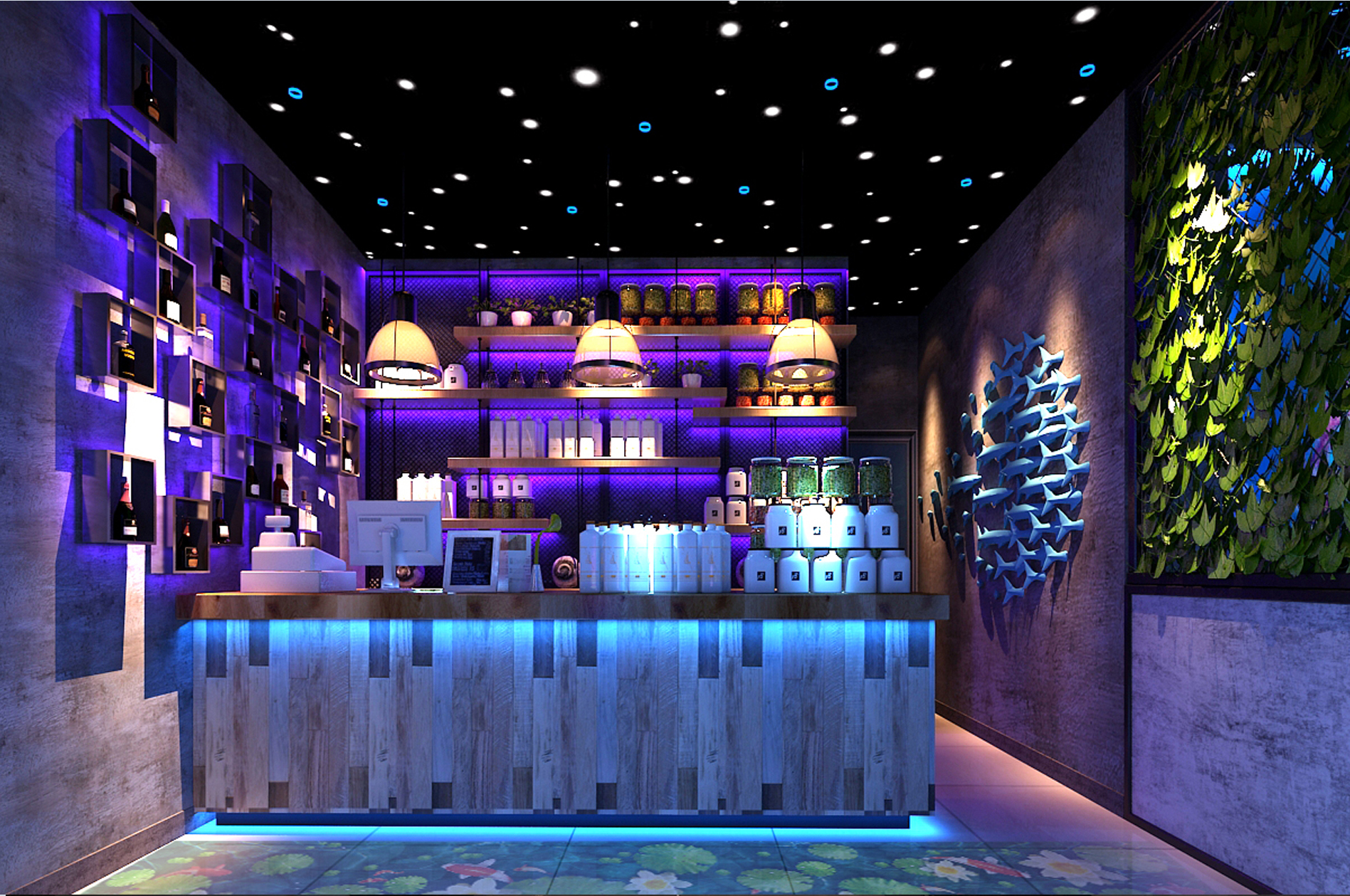 合肥瑤海萬(wàn)達(dá)全息投影感官餐廳工程